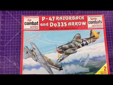 Monogram P-47 and Do335 2 in 1