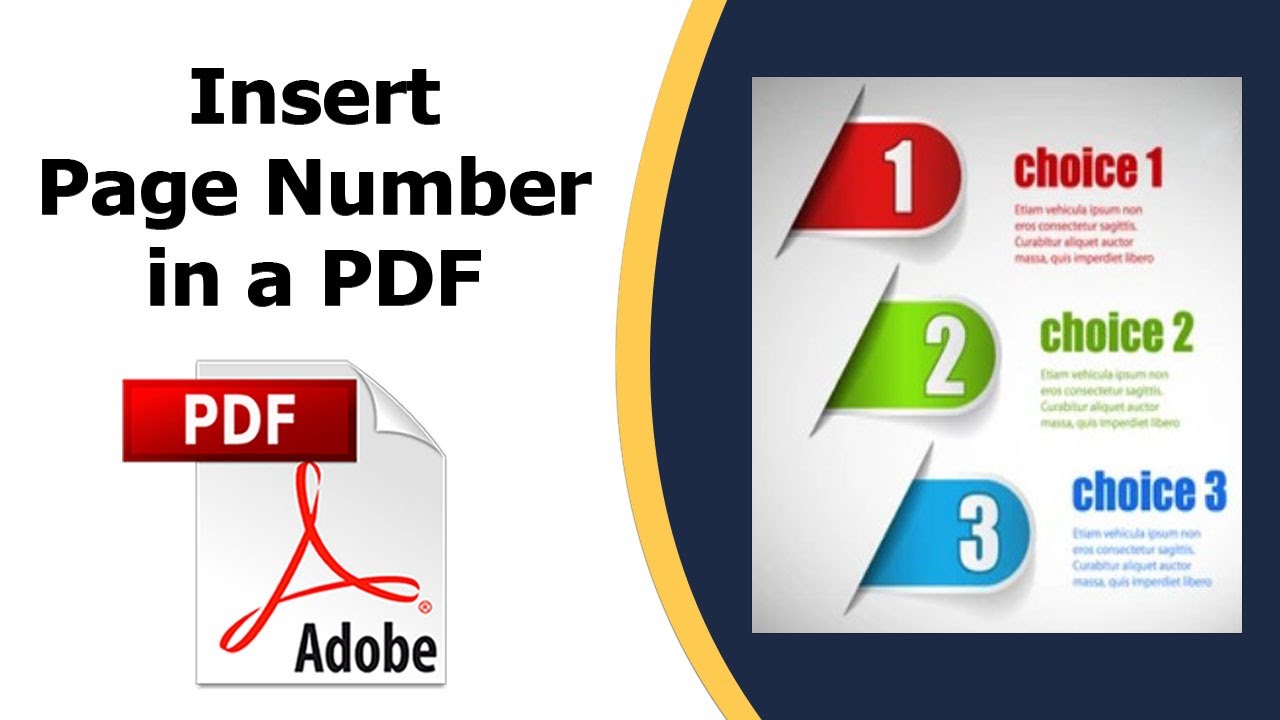 How do I add page numbers to a PDF document? Life Set Go