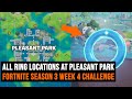 Fortnite Rings at Pleasant Park - ALL locations - Season 3 Week 4 challenge guide