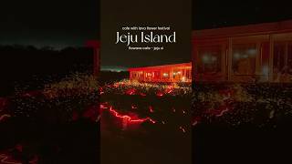 Jeju cafe with lava fower festival✨#jejuisland#koreatravel#travelvlog
