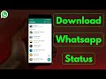 How To Download Status Video From Whatsapp In Redmi Mobile Whatsapp Status Download