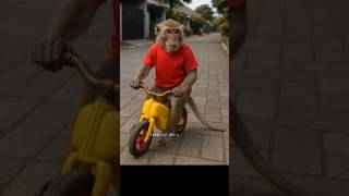 Download lagu M0nyet naik motor #funny #ai #lucu #monyet mp3