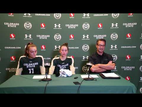 Colorado State Volleyball: Postgame vs. Oregon State 9/20/19