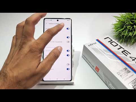 how to turn on vibration in infinix note 40 pro | nfinix note 40x me call vibration kaise lagaye