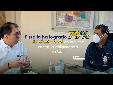 Fiscal Francisco Barbosa: 79% de efectividad en la lucha contra la delincuencia en Cali