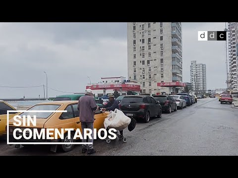 El petróleo se agota en La Habana, y se nota en las gasolineras