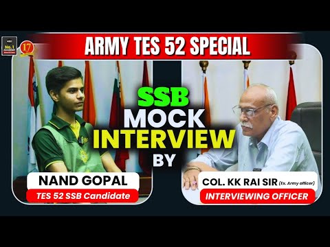 Best SSB Mock Interview | Guided Personal Interview with Wing Commander KK Rai Sir- MKC