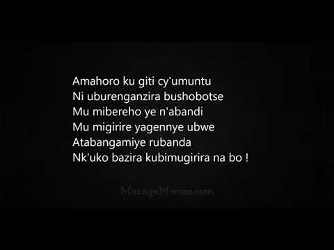 Peace at the cost of humanity François Nkurunziza Rwanda