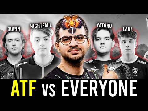 ATF vs EVERYONE! - First Pick BROODMOTHER vs NIGHTFALL, YATORO, QUINN & LARL!