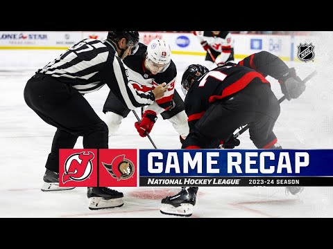 New Jersey Devils vs Ottawa Senators | April 06, 2024 | Game Highlights | NHL Regular Season