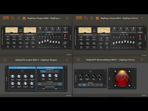 App 4Pockets NuRack [LeslieSimulator&ReverseDelay] HQ (iPad5 - Zé Osório)