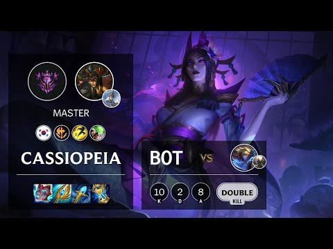 Cassiopeia Bot vs Ezreal - KR Master Patch 10.25