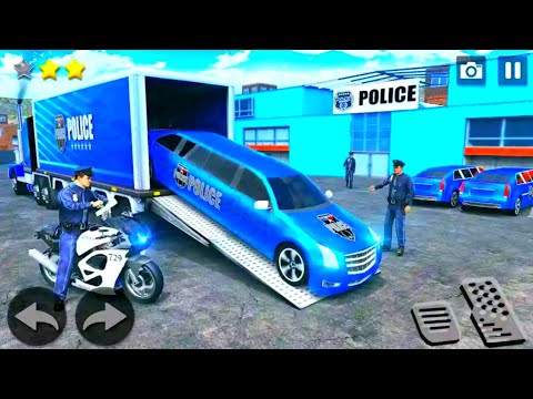 Transporting Compact SUV in Cargo Plane - Police Car Transporter Simulator - Android Gameplay