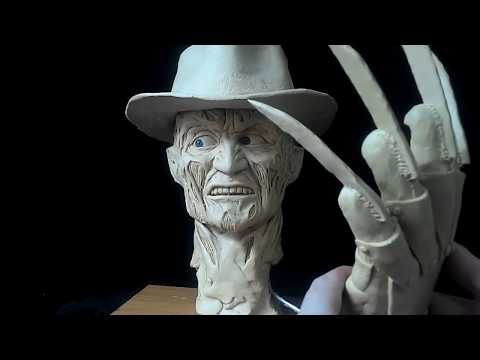 Freddy Krueger sculpting