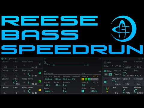 1 Minute Reese With Operator | Bass Tutorial