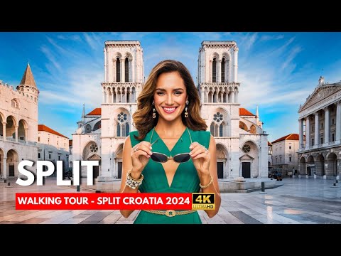 SPLIT CROATIA 🇭🇷 || Walking Tour Of Split Croatia || Travel Vlog 2024 || 4K