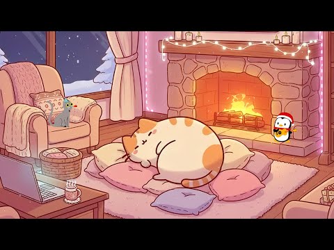 ＳＬＥＥＰＹ Lofi with Mochi Cat 💤 Chill Lofi Beats for Study, Focus 🎵 Beats To Sleep Chill To