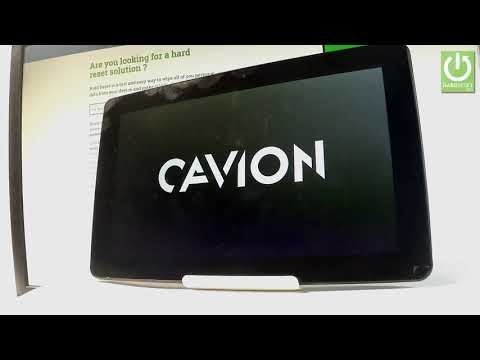 Hard Reset CAVION Base 10 3GR - Remove Password / Factory Reset