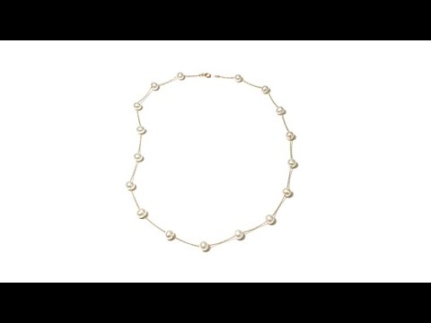 IP 14K 67mmFWP TinCupNecklace