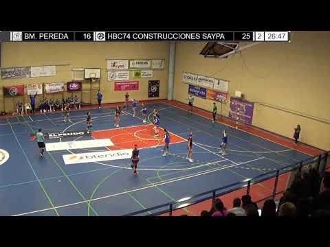 SECTOR JUVENIL FEMENINO BM PEREDA VS HBC74 CONSTURCCIONES SAYPA
