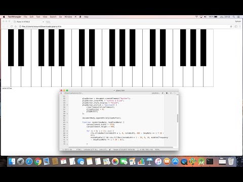 Create a Piano in HTML5 and Javascript with Canvas