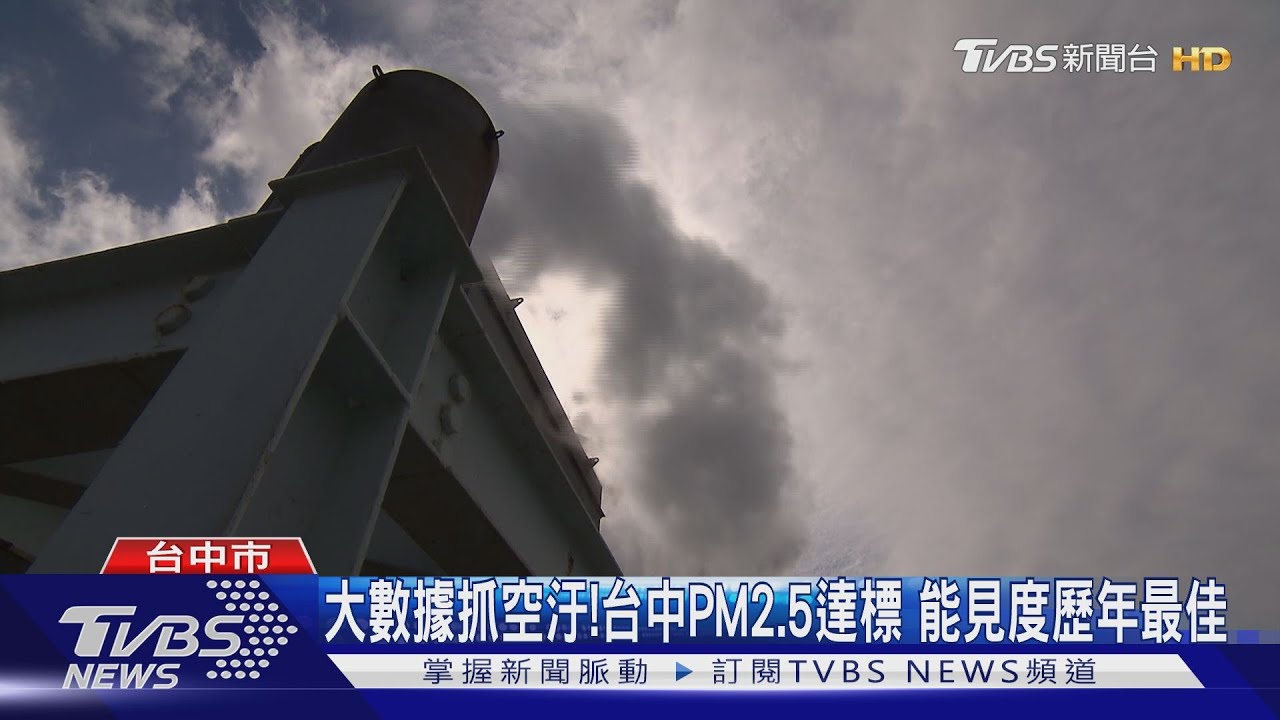 大數據抓空汙!台中PM2.5達標 能見度歷年最佳