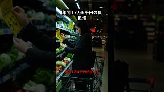 もしも消費税が15%になったら #政治 #消費税 #増税