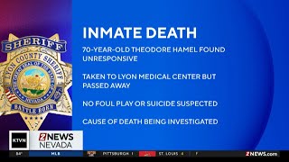 Lyon County inmate dies after being found unresponsive