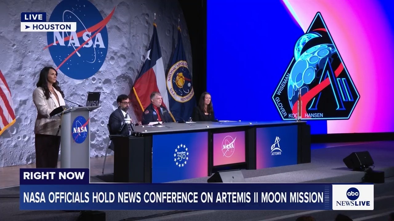 LIVE: NASA officials hold news conference on Artemis II moon mission