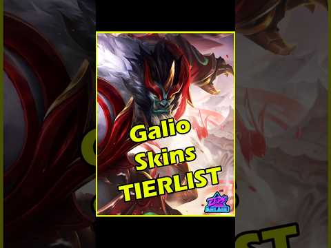 Galio Skins Tier List #leagueoflegends #galio #tierlist