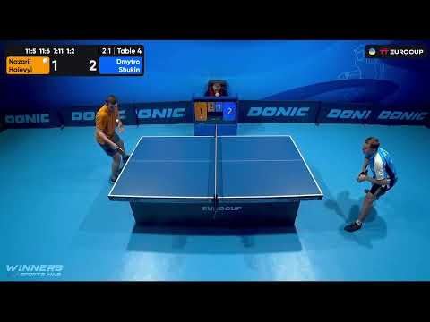 12:50 Nazarii Haievyi - Dmytro Shukin 02.10.2023 TT Euro.Cup Master. TABLE 4