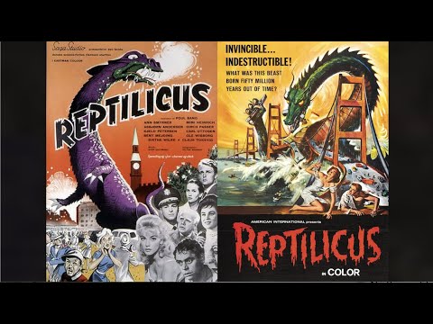 Reptilicus - Danish vs American Version  | Side by Side Comparison