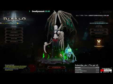 Diablo 3 2.6.0 Season 11 Necromancer Bones of Rathma Skeletal Mage  nik4kin 1080@60