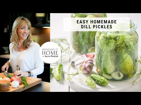 Easy Homemade Pickling Dill Pickles Recipe | Laura McIntosh | PBS Bringing It Home