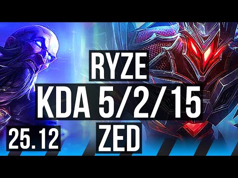 RYZE vs ZED (MID) | 5/2/15 | KR Master | 25.12