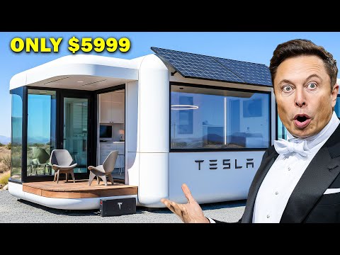 FINALLY! Elon Musk Announces Tesla Tiny House This Changes the Housing Market #tesla