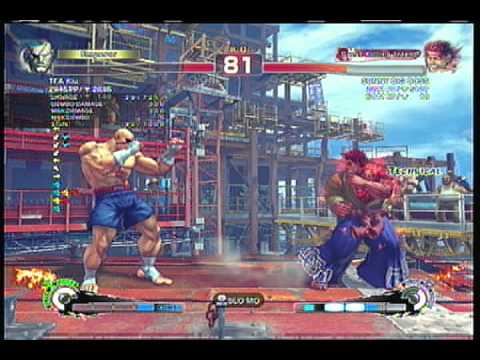 Sagat ( TFA KU)  vs.  Evil Ryu ( SUNNY BIG BOSS)   SSF4AE  HD