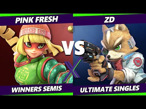 S@X 468 Winners Semis - ZD (Fox) Vs. Pink Fresh (Min Min) Smash Ultimate - SSBU