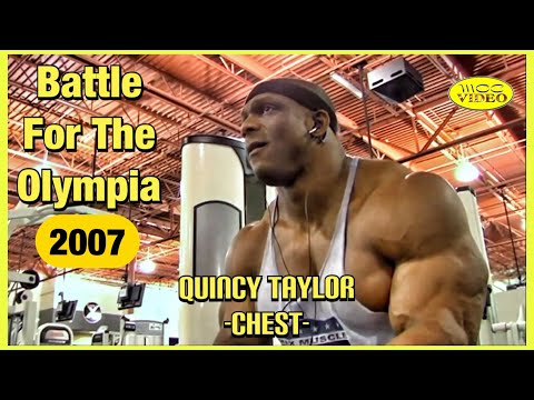 QUINCY TAYLOR -CHEST- (2007) BATTLE FOR THE OLYMPIA DVD