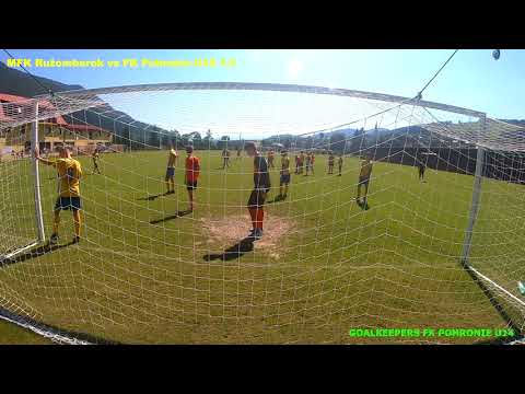 U15 MFK RUZOMBEROK VS FK POHRONIE COALKEEPERS  1:1