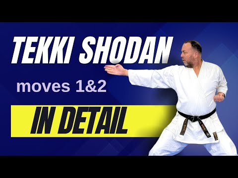 Tekki Shodan Step By Step Tutorial Moves 1 and 2