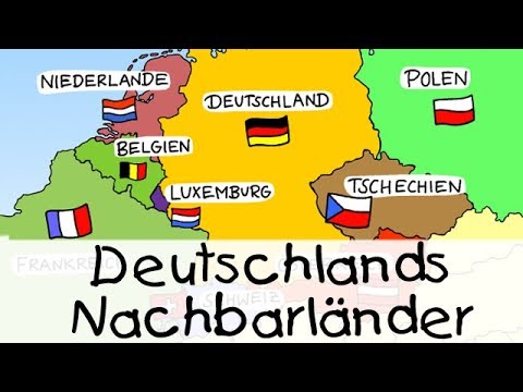 ???? Deutschlands Nachbarländer | Kinderlieder zum Lernen
