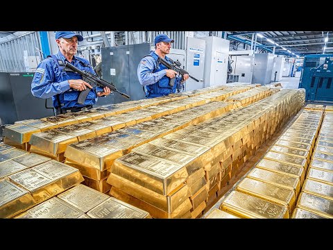 How 99% Pure Gold is Made - Inside Secret Gold Factory