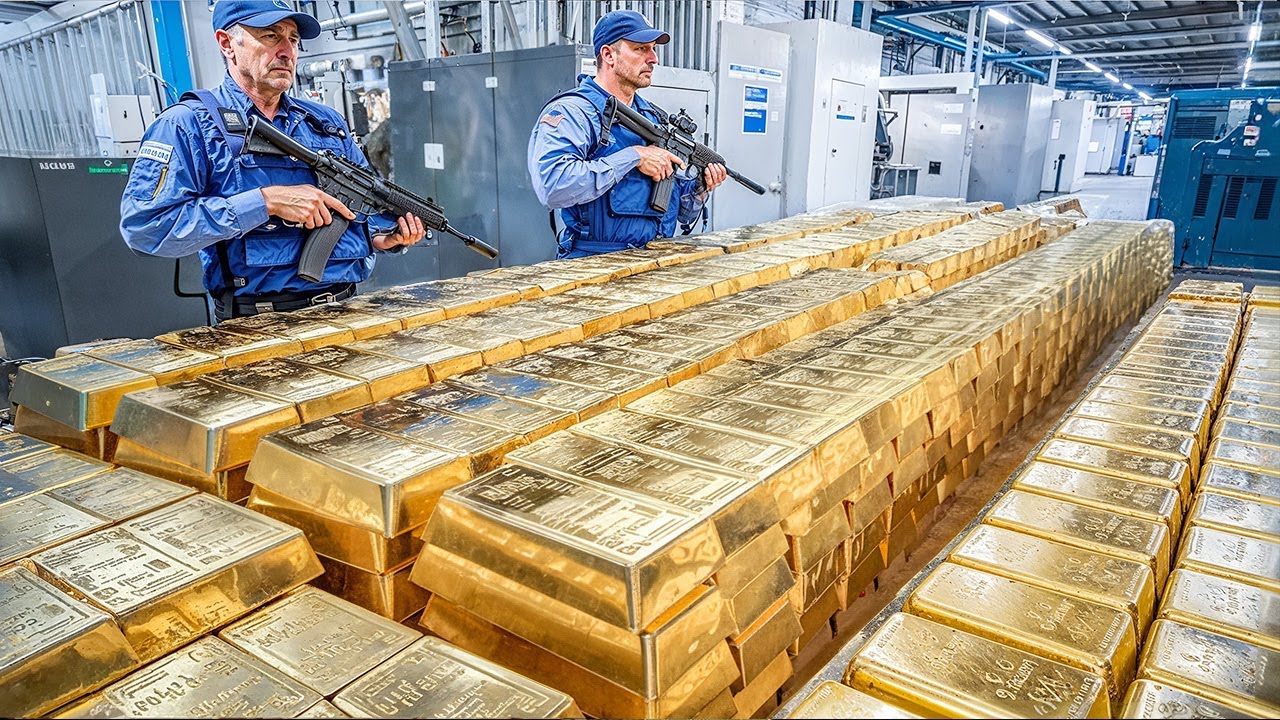 How 99% Pure Gold is Made - Inside Secret Gold Factory