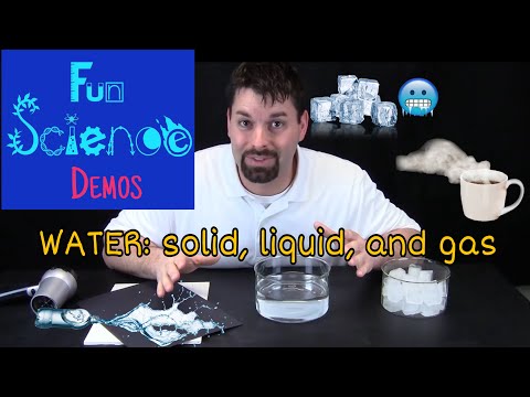 Water: Solid Liquid and Gas