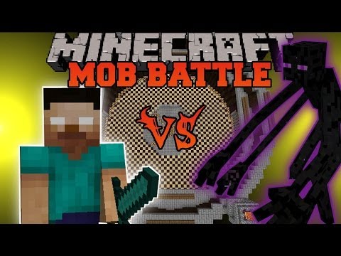PopularMMOs - MUTANT ENDERMAN VS. HEROBRINE - Minecraft Mob Battles - Arena Battle - Mutant Creatures Mod Battles