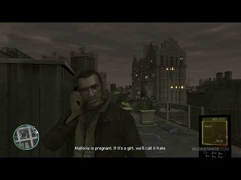 Roman calls Niko after Kate's death – GTA 4