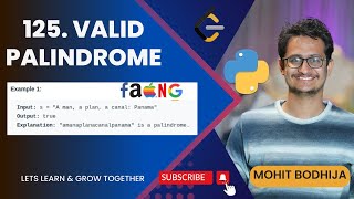 Download the video "Valid Palindrome (LeetCode-125) | Sentence Palindrome (Palindrome after removing spaces, dots, etc)"