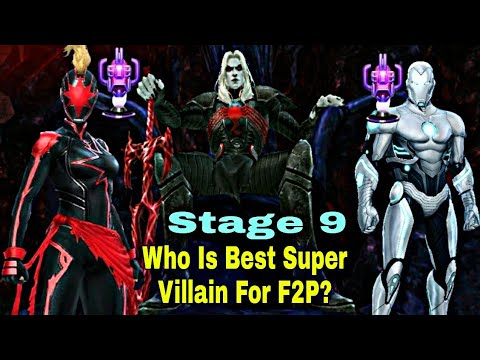 Captain Marvel VS Iron Man WBL Knull Stage 9 Comparison - Marvel Future Fight
