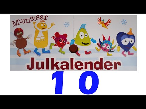 Babblarnas julkalender – Lucka nr. 10 – Lär dig siffror & datum – Lek med Babblarna - Jul